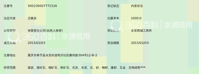 重慶市奉節(jié)縣個體戶注冊指南 以天坪礦產(chǎn)品行業(yè)為例